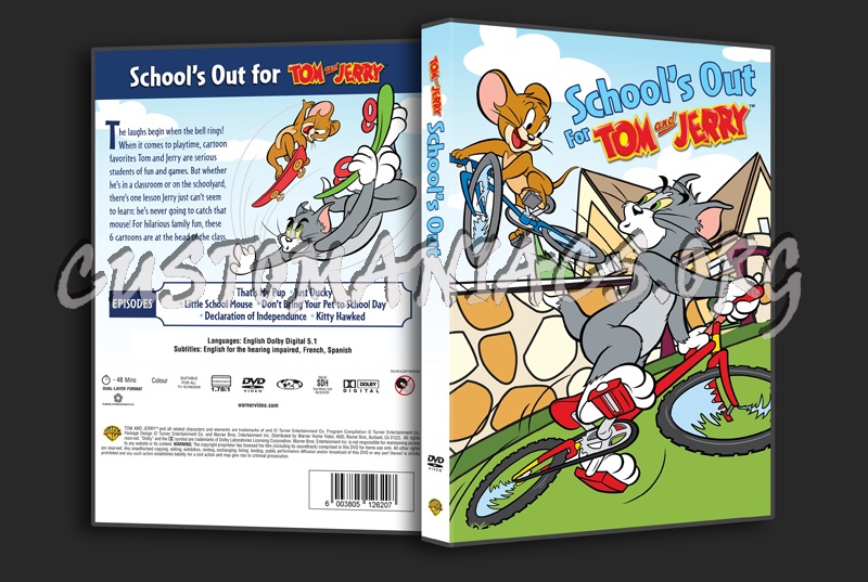 School's Out For Tom & Jerry dvd cover