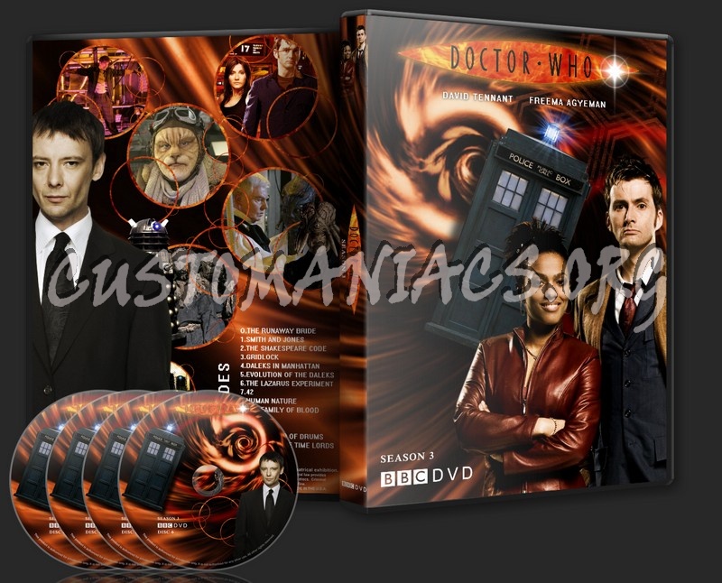 Doctor Who Season 3 : Single Amaray dvd cover