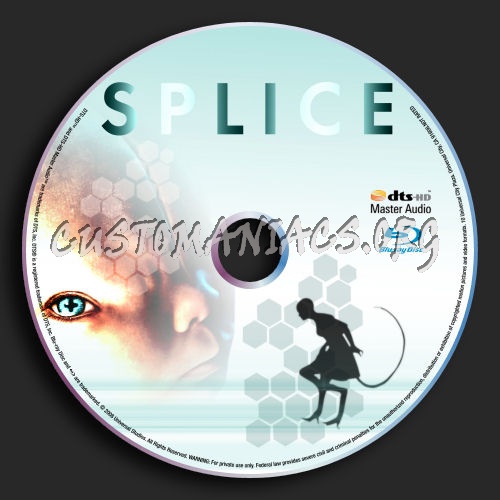 Splice blu-ray label