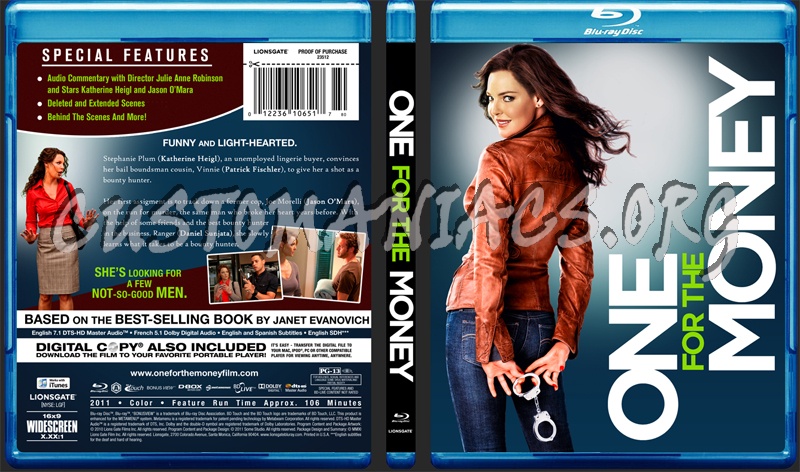 One For The Money blu-ray cover