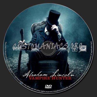 Abraham Lincoln: Vampire Hunter dvd label