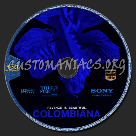 Colombiana blu-ray label