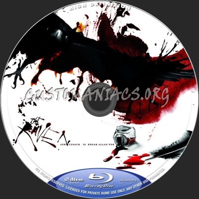 The Raven blu-ray label