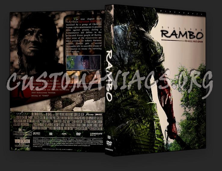 Rambo - 2008 dvd cover