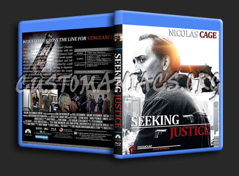 Seeking Justice blu-ray cover