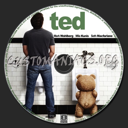 Ted dvd label