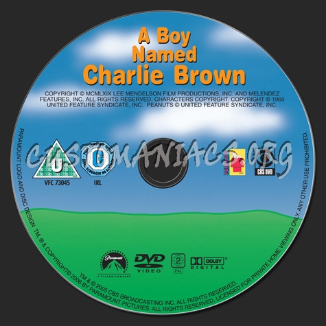 A Boy Named Charlie Brown dvd label