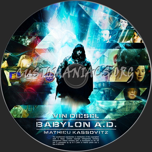 Babylon A.D. dvd label