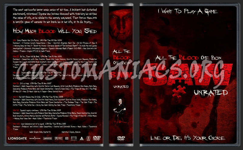 Saw Collection dvd cover