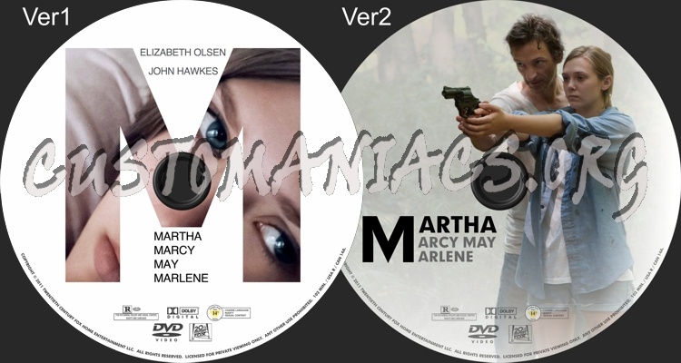 Martha Marcy May Marlene dvd label