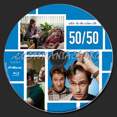 50/50 blu-ray label