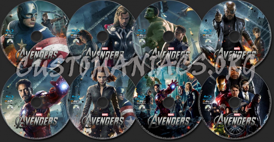 The Avengers blu-ray label