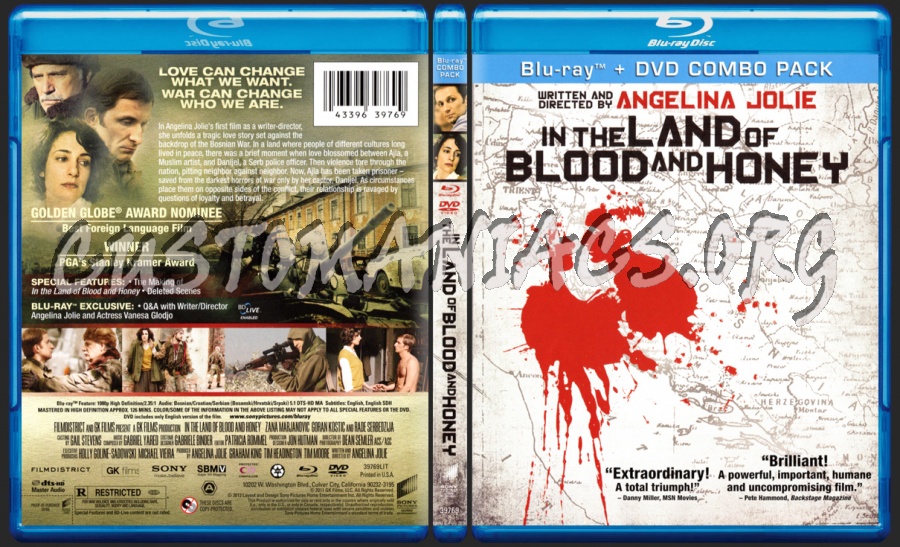 In the Land of Blood and Honey blu-ray cover