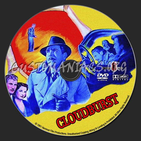 Cloudburst (1951) dvd label