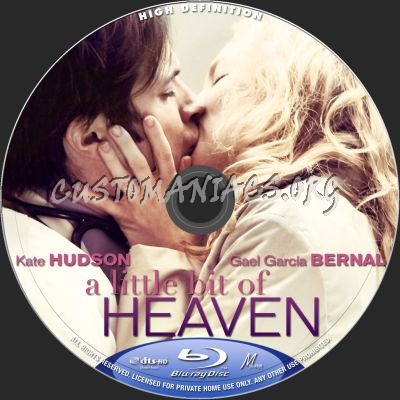 A Little Bit Of Heaven blu-ray label