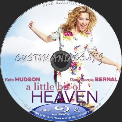 A Little Bit Of Heaven blu-ray label