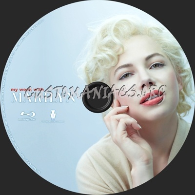 My Week with Marilyn blu-ray label