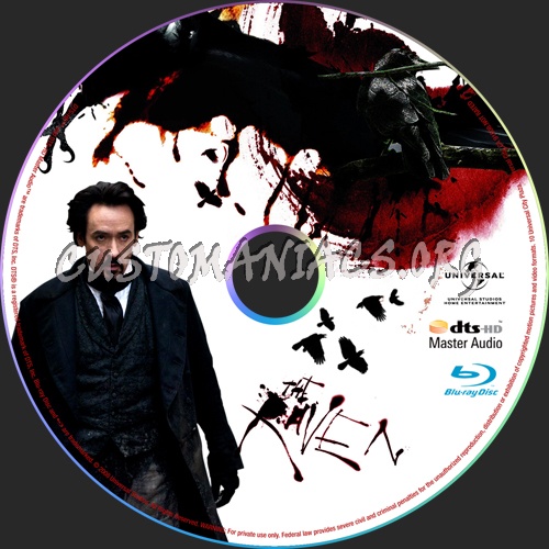 The Raven blu-ray label