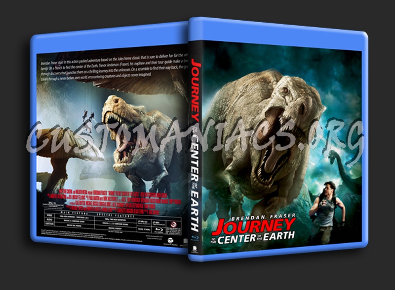 Journey To The Center Of The Earth 2d & 3d blu-ray cover