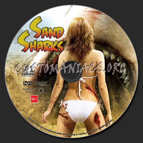 Sand Sharks dvd label