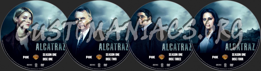 Alcatraz Season One dvd label