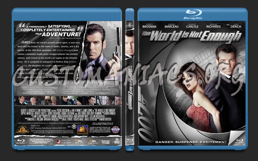 The World is Not Enough blu-ray cover