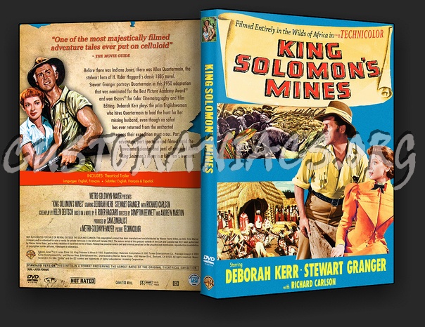 King Solomon's Mines dvd cover