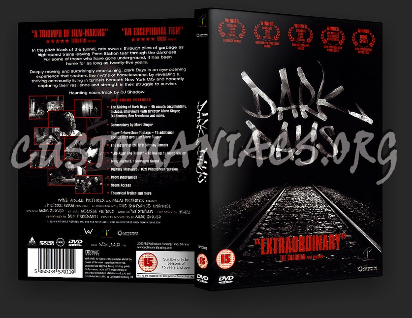 Dark Days dvd cover