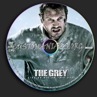 The Grey dvd label