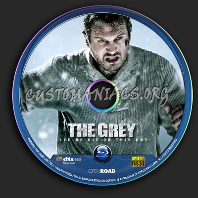 The Grey blu-ray label