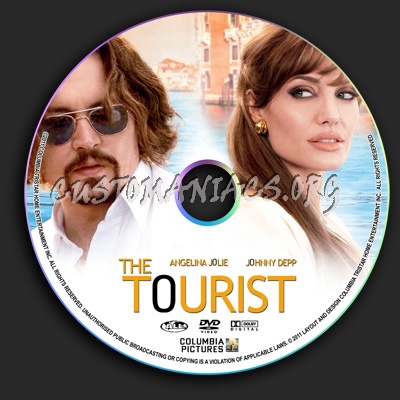 The Tourist dvd label