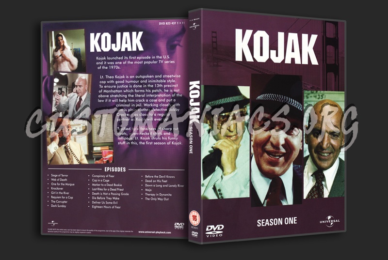 Kojak Season 1 dvd cover