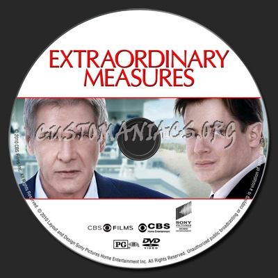 Extraordinary Measures dvd label