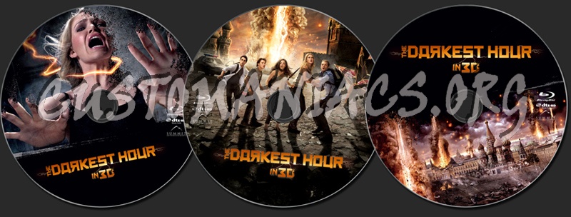 The Darkest Hour 3D blu-ray label