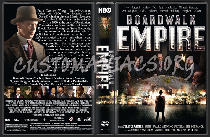 Boardwalk Empire dvd cover