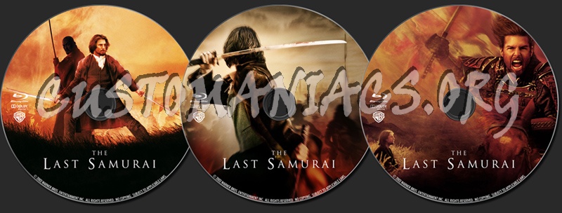 The Last Samurai blu-ray label