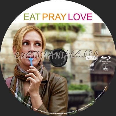 Eat Pray Love blu-ray label