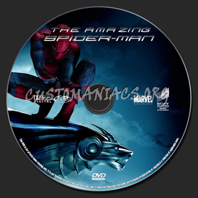 The Amazing Spider-man dvd label