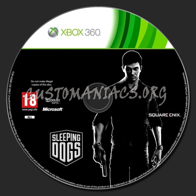 Sleeping Dogs dvd label