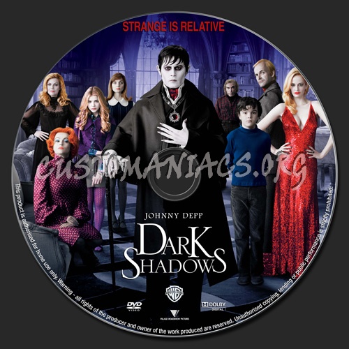 Dark Shadows dvd label