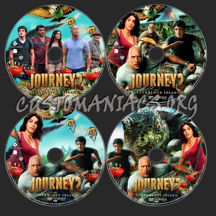 Journey 2: The Mysterious Island dvd label