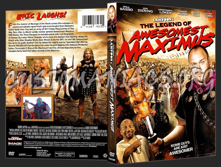 The Legend of Awesomest Maximus dvd cover