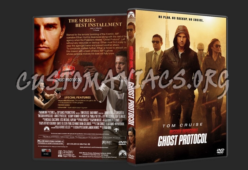 Mission Impossible: Ghost Protocol dvd cover