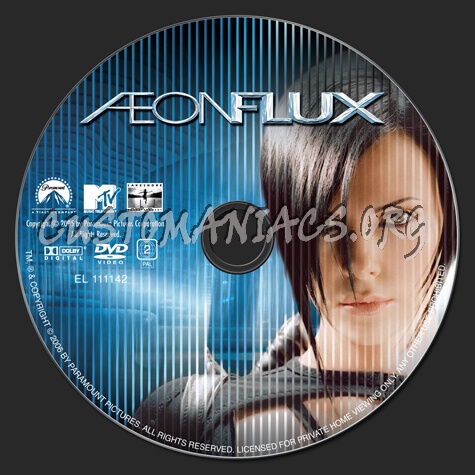 Aeon Flux dvd label