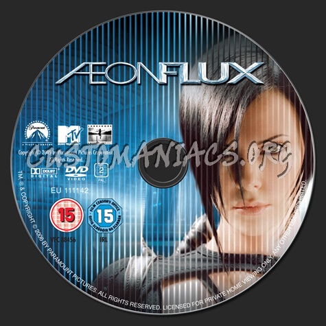 Aeon Flux dvd label