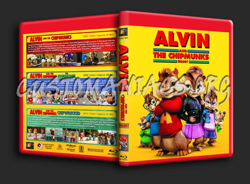 Alvin and the Chipmunks Trilogy blu-ray cover