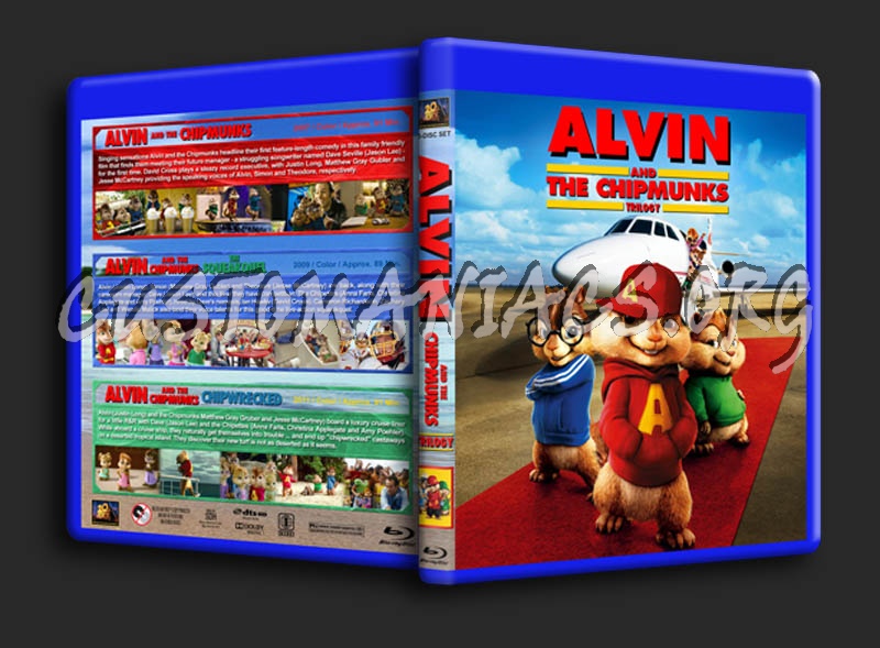 Alvin and the Chipmunks Trilogy blu-ray cover