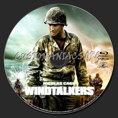 Windtalkers blu-ray label