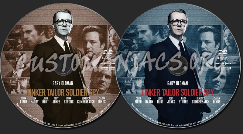 Tinker Tailor Soldier Spy (2011) dvd label