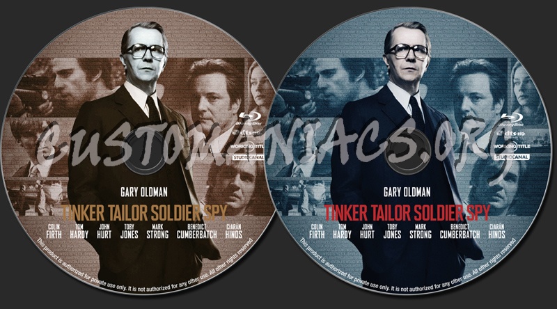 Tinker Tailor Soldier Spy (2011) blu-ray label